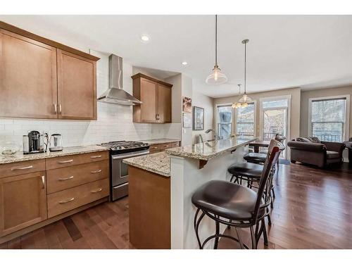 54 Auburn Glen Manor Se, Calgary, AB - Indoor Photo Showing Kitchen With Upgraded Kitchen
