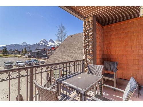 208-901 Mountain Street, Canmore, AB - Outdoor With Deck Patio Veranda With Exterior