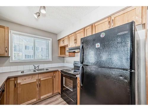 1306-5 Country Village Park Ne, Calgary, AB - Indoor Photo Showing Kitchen With Double Sink