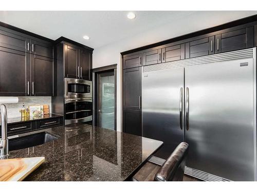 245 Bayside Loop Sw, Airdrie, AB - Indoor Photo Showing Kitchen With Stainless Steel Kitchen