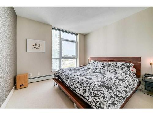 1205-99 Spruce Place Sw, Calgary, AB - Indoor Photo Showing Bedroom