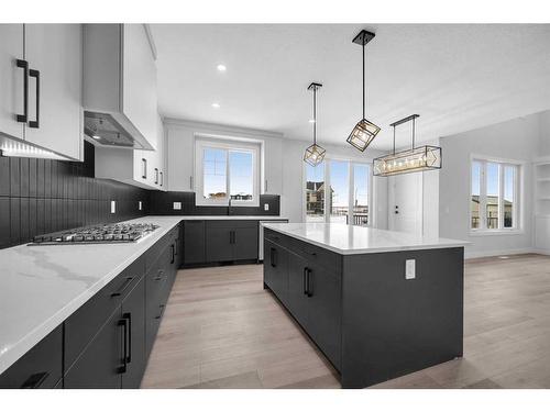 184 Sandpiper Landing, Chestermere, AB - Indoor Photo Showing Kitchen With Upgraded Kitchen
