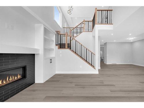 184 Sandpiper Landing, Chestermere, AB - Indoor With Fireplace