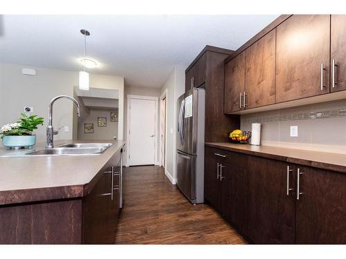 417 Redstone View Ne, Calgary, AB - Indoor Photo Showing Kitchen With Double Sink