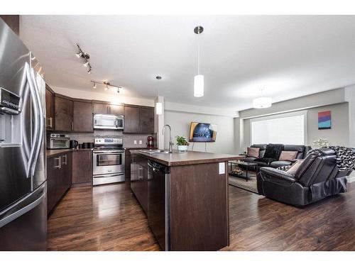417 Redstone View Ne, Calgary, AB - Indoor Photo Showing Kitchen With Stainless Steel Kitchen