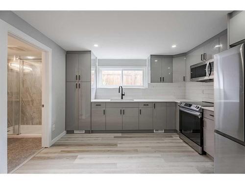 139 Pinemill Way Ne, Calgary, AB - Indoor Photo Showing Kitchen With Stainless Steel Kitchen
