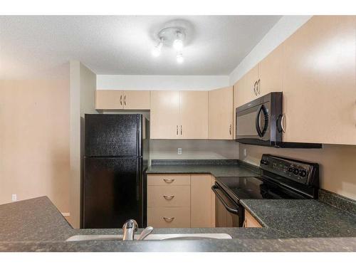 3303-10 Prestwick Bay Se, Calgary, AB - Indoor Photo Showing Kitchen With Double Sink