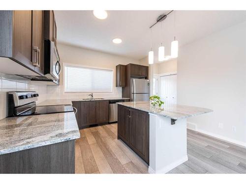 504 Legacy Circle Se, Calgary, AB - Indoor Photo Showing Kitchen With Upgraded Kitchen