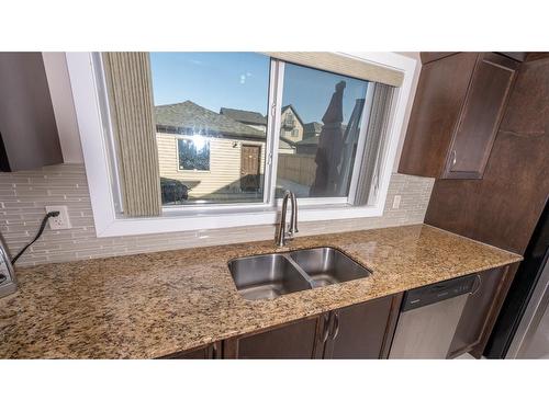 76 Skyview Ranch Boulevard Ne, Calgary, AB - Indoor Photo Showing Kitchen With Double Sink
