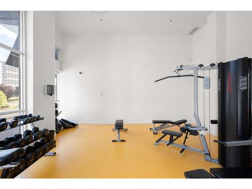 312-3820 Brentwood Road Nw, Calgary, AB - Indoor Photo Showing Gym Room