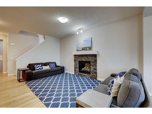 215 Kincora Glen Mews Nw, Calgary, AB - Indoor With Fireplace