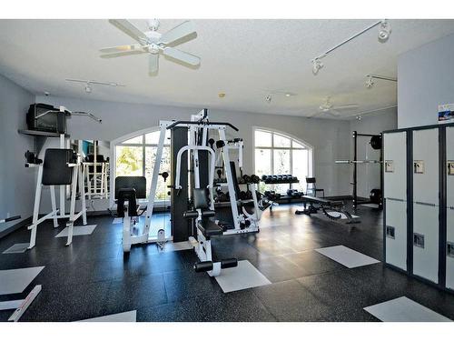 109-2 Hemlock Crescent Sw, Calgary, AB - Indoor Photo Showing Gym Room