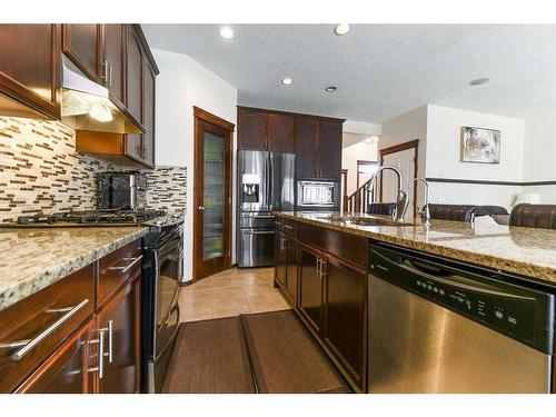 751 New Brighton Drive Se, Calgary, AB - Indoor Photo Showing Kitchen With Upgraded Kitchen