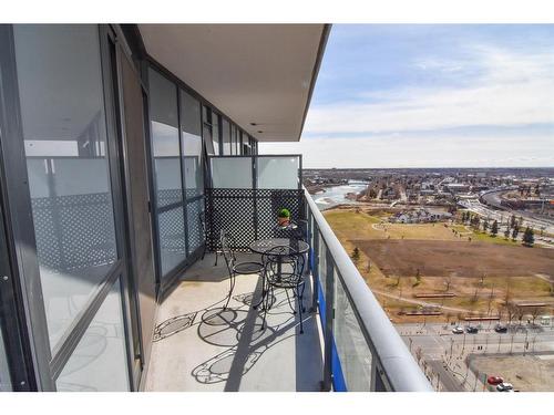 2302-615 6 Avenue Se, Calgary, AB - Outdoor With Balcony With View