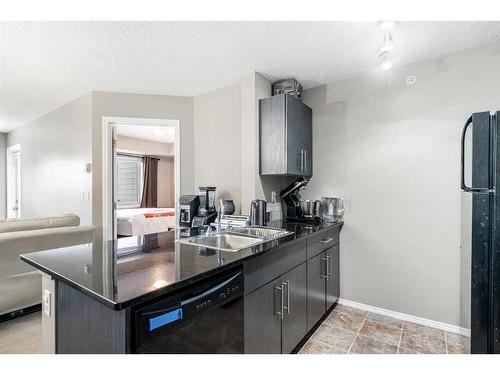 404-15 Saddlestone Way Ne, Calgary, AB - Indoor Photo Showing Kitchen With Double Sink