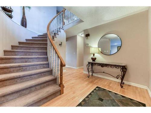 840 Suncastle Road Se, Calgary, AB - Indoor With Fireplace