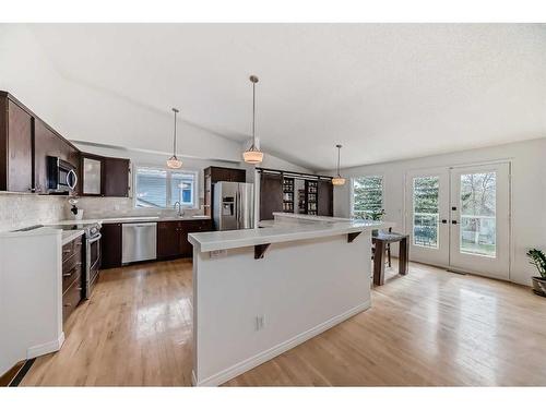 12 Stratton Hill Rise Sw, Calgary, AB - Indoor Photo Showing Kitchen With Upgraded Kitchen