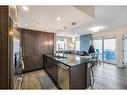 3302-930 6 Avenue Sw, Calgary, AB  - Indoor Photo Showing Kitchen With Stainless Steel Kitchen With Double Sink With Upgraded Kitchen 