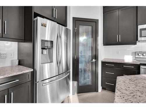 14 Sage Meadows Way Nw, Calgary, AB - Indoor Photo Showing Kitchen With Upgraded Kitchen