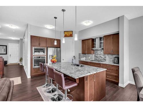 15 Red Embers Terrace Ne, Calgary, AB - Indoor Photo Showing Kitchen With Upgraded Kitchen