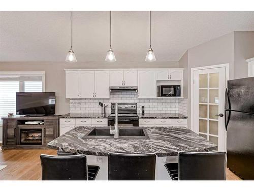 234 Bridlewood Road Sw, Calgary, AB - Indoor Photo Showing Kitchen With Upgraded Kitchen