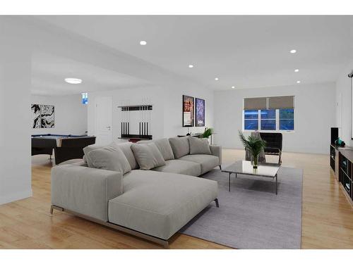 27 Rockford Park Nw, Calgary, AB - Indoor Photo Showing Living Room