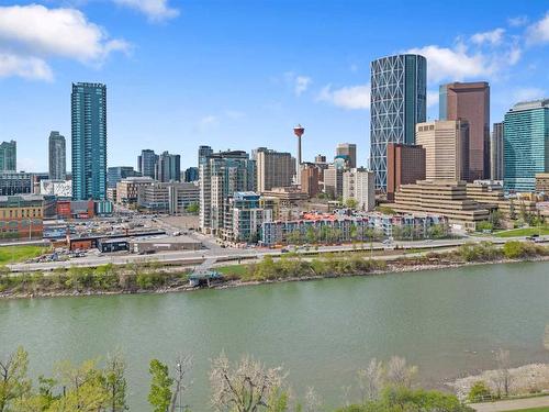 359-333 Riverfront Avenue Se, Calgary, AB - Outdoor With Body Of Water With View