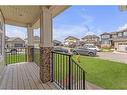 524 Harrison Court, Crossfield, AB  - Outdoor With Deck Patio Veranda With Exterior 
