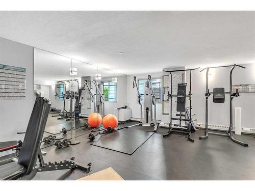 1605-9800 Horton Road Sw, Calgary, AB - Indoor Photo Showing Gym Room