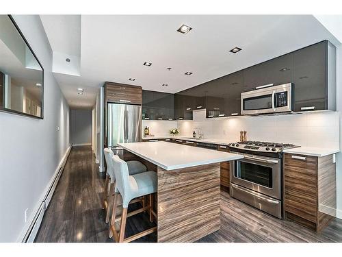 101-235 9A Street Nw, Calgary, AB - Indoor Photo Showing Kitchen With Upgraded Kitchen