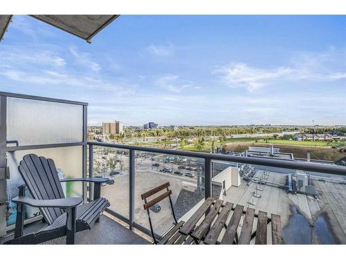 705-624 8 Avenue Se, Calgary, AB - Outdoor With Balcony With View