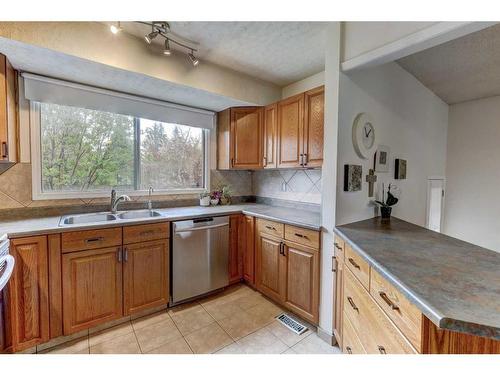 3324 60 Street Ne, Calgary, AB - Indoor Photo Showing Kitchen With Double Sink
