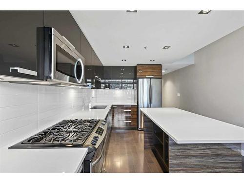 111-235 9A Street Nw, Calgary, AB - Indoor Photo Showing Kitchen With Upgraded Kitchen