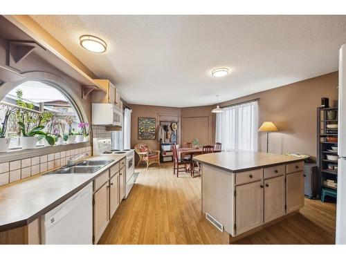 335 3 Avenue Ne, Calgary, AB - Indoor Photo Showing Kitchen With Double Sink