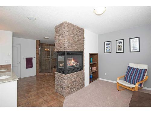 148 Sherwood Rise Nw, Calgary, AB - Indoor With Fireplace