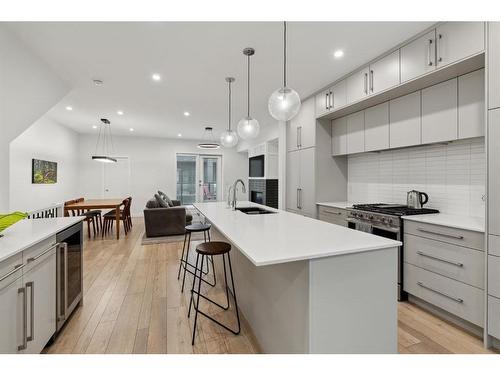 203-830 78 Street Sw, Calgary, AB - Indoor Photo Showing Kitchen With Upgraded Kitchen