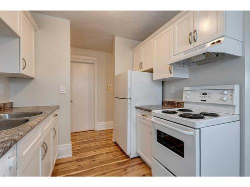 403-1817 11 Avenue Sw, Calgary, AB - Indoor Photo Showing Kitchen With Double Sink