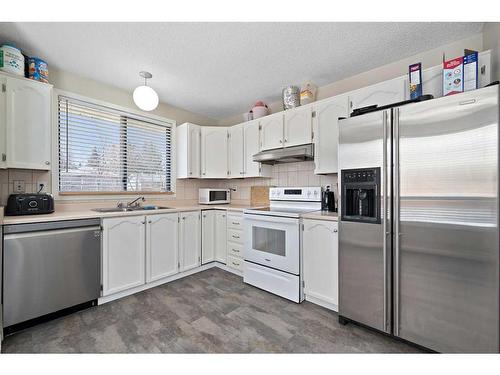 111 Bow Green Crescent Nw, Calgary, AB - Indoor Photo Showing Kitchen With Double Sink
