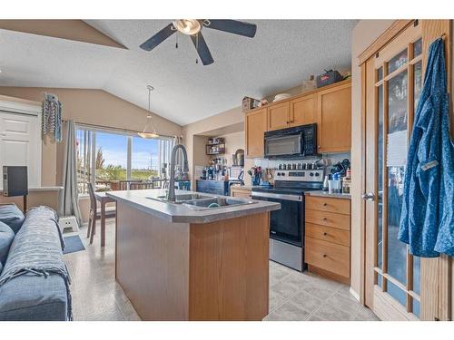 194 Copperfield Gardens Se, Calgary, AB - Indoor Photo Showing Kitchen With Double Sink