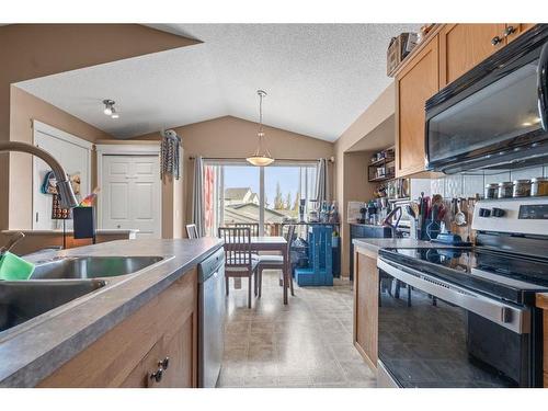 194 Copperfield Gardens Se, Calgary, AB - Indoor Photo Showing Kitchen With Double Sink