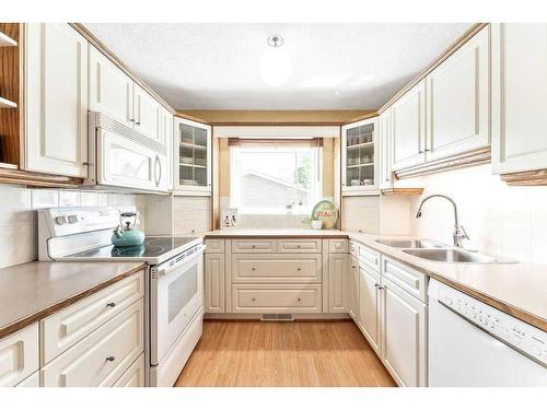 227 Martell Road Ne, Calgary, AB - Indoor Photo Showing Kitchen With Double Sink