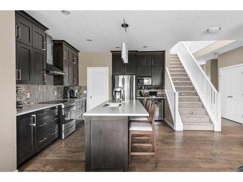 51 Sage Bank Court Nw, Calgary, AB - Indoor Photo Showing Kitchen With Stainless Steel Kitchen With Upgraded Kitchen