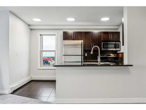 427-355 Taralake Way Ne, Calgary, AB - Indoor Photo Showing Kitchen With Double Sink