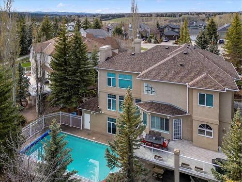 216 Evergreen Heath Sw, Calgary, AB - Outdoor With In Ground Pool