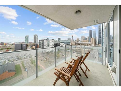 1307-510 6 Avenue Se, Calgary, AB - Outdoor With Balcony With View With Exterior