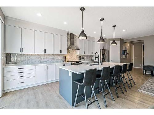 54 Walgrove Link Se, Calgary, AB - Indoor Photo Showing Kitchen With Upgraded Kitchen