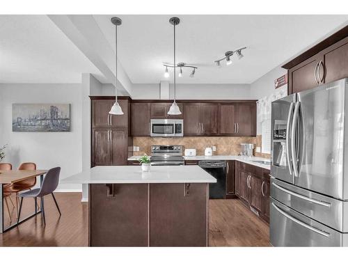 127 Kincora Heath Nw, Calgary, AB - Indoor Photo Showing Kitchen With Stainless Steel Kitchen With Upgraded Kitchen