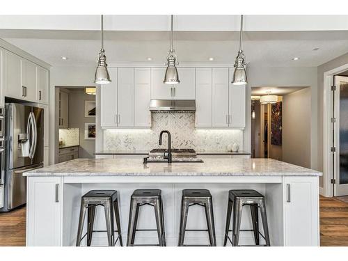 231 Mahogany Landing Se, Calgary, AB - Indoor Photo Showing Kitchen With Stainless Steel Kitchen With Upgraded Kitchen