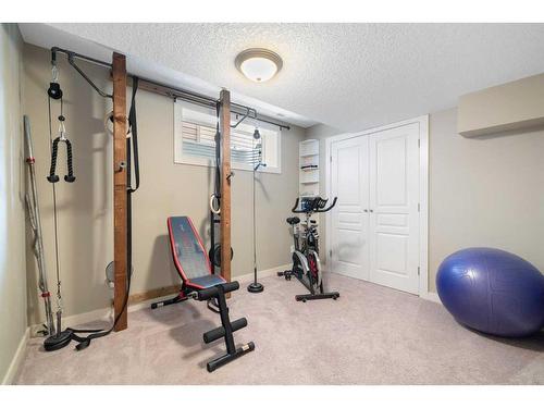 16 Covepark Mews Ne, Calgary, AB - Indoor Photo Showing Gym Room