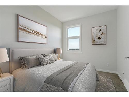 701-400 Belmont Street Sw, Calgary, AB - Indoor Photo Showing Bedroom